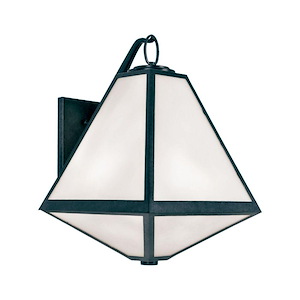 Glacier - Two Light Outdoor Wall Mount in Classic Style - 11 Inches Wide by 16.75 Inches High - 1083808