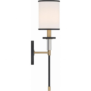 Hatfield - 1 Light Wall Mount-18.5 Inches Tall and 5 Inches Wide