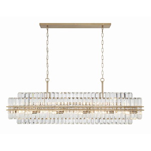Hayes - 16 Light Chandelier In Modern Style-18 Inches Tall and 50 Inches Wide