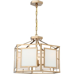 Hillcrest - Six Light Chandelier in Classic Style - 22 Inches Wide by 18 Inches High