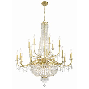 Haywood - 22 Light 3-Tier Chandelier-46 Inches Tall and 40 Inches Wide - 1320070