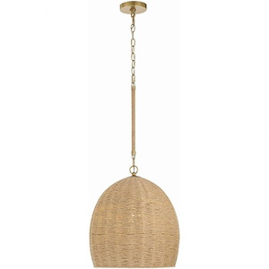 Jace - 1 Light Pendant-17 Inches Tall and 15 Inches Wide - 1279623