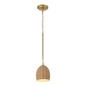 Jace - 3.5W 1 LED Pendant-7.5 Inches Tall and 6 Inches Wide