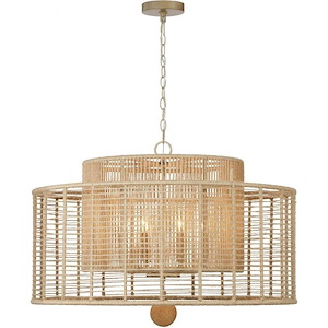 Jayna - 8 Light Chandelier-22 Inches Tall and 31.25 Inches Wide