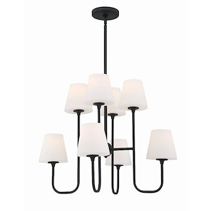 Keenan - 8 Light Chandelier-22.5 Inches Tall and 28 Inches Wide - 1279566