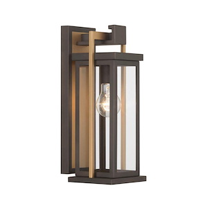 Lendel - 1 Light Outdoor Wall Sconce-15 Inch Tall and 6 Inch Wide - 1394933