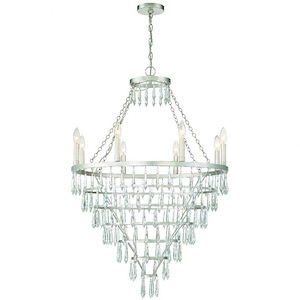 Lucille - 8 Light Chandelier In Classic Style - 28 Inches Wide By 40.75 Inches High