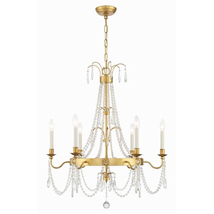 Maizey - 6 Light Chandelier-33.5 Inches Tall and 28 Inches Wide