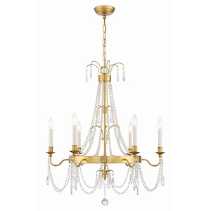 Maizey - 6 Light Chandelier-33.5 Inches Tall and 28 Inches Wide