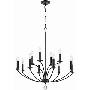 Mila - 12 Light Chandelier-32.5 Inches Tall and 32 Inches Wide - 1119056