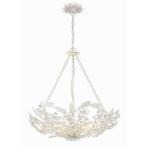 Marselle - 6 Light Chandelier-6 Inches Tall and 24 Inches Wide