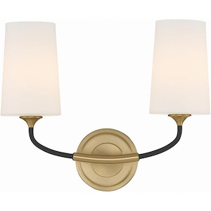 Niles - 2 Light Wall Mount-12 Inches Tall and 15 Inches Wide