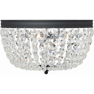 Nola - 3 Light Flush Mount-8.5 Inches Tall and 14.25 Inches Wide