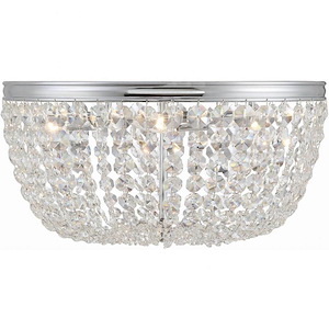 Nola - 5 Light Flush Mount-10 Inches Tall and 20 Inches Wide