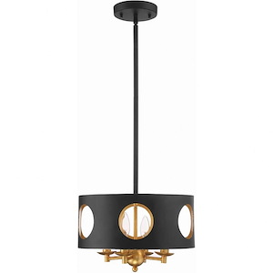 Odelle - Four Light Pendant in Classic Style - 14 Inches Wide by 14 Inches High - 843969