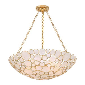 Palla - 6 Light Chandelier-6.75 Inch Tall and 24.5 Inch Wide - 1394971