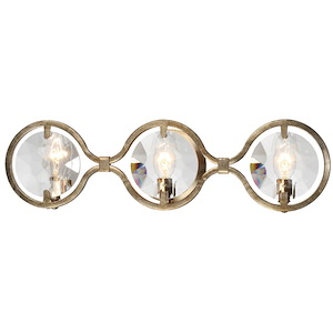 Quincy 3 Light Bath Vanity In Classic Style - 25 Inches Wide By 7 Inches High