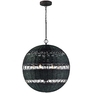Remy - 6 Light Chandelier In Classic Style - 23 Inches Wide By 25.5 Inches High