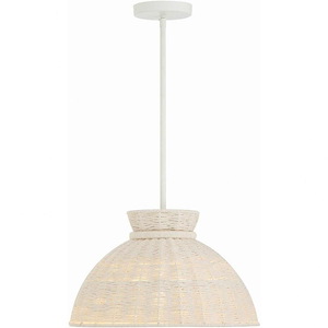 Reese - 1 Light Pendant-9.5 Inches Tall and 16 Inches Wide - 1279642