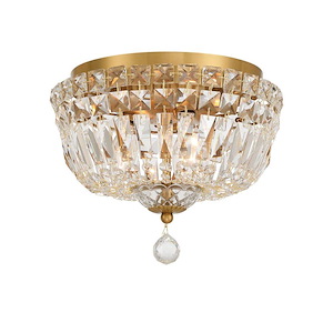 Roslyn - 3 Light Flush Mount-8 Inch Tall and 10 Inch Wide - 1394995