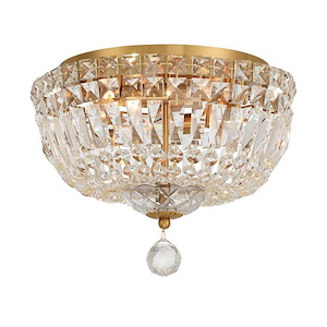 Roslyn - 4 Light Flush Mount-9 Inch Tall and 12 Inch Wide - 1394909