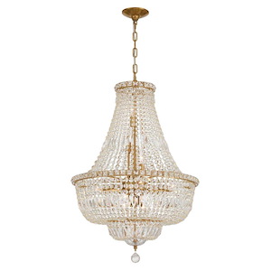 Roslyn - 9 Light Chandelier-33 Inch Tall and 22 Inch Wide - 1394866