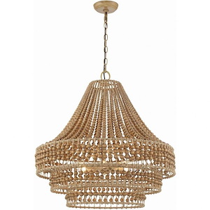 Silas - 6 Light Chandelier In Classic Style - 26.57 Inches Wide By 26.77 Inches High