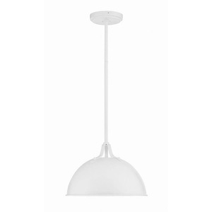 Soto - 1 Light Pendant-8 Inches Tall and 12 Inches Wide