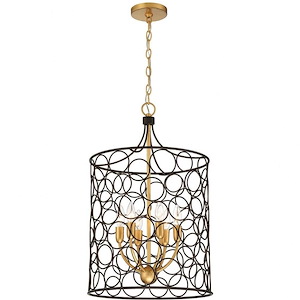 Stemmons - 6 Light Lantern In Classic Style - 16 Inches Wide By 26.25 Inches High
