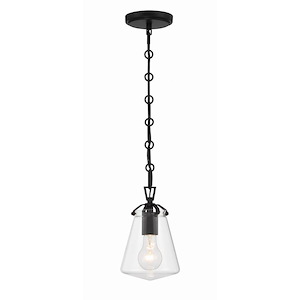 Voss - 1 Light Mini Pendant-9 Inches Tall and 5.75 Inches Wide