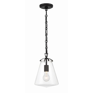 Voss - 1 Light Mini Pendant-11.5 Inches Tall and 8.25 Inches Wide