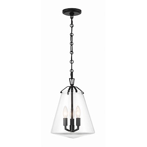 Voss - 3 Light Mini Pendant-14.75 Inches Tall and 11 Inches Wide