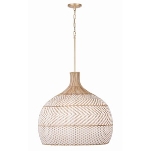 Zanzibar - 6 Light Chandelier-25.25 Inches Tall and 26 Inches Wide