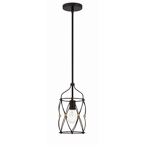Zucca - 1 Light Pendant-12.25 Inches Tall and 7.5 Inches Wide - 1119061