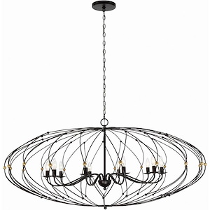 Zucca - 10 Light Chandelier-25 Inches Tall and 58 Inches Wide - 1119062
