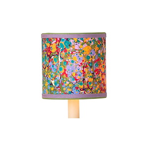 Marble - Drum Chandelier Shade-5 Inches Tall and 5 Inches Wide - 1343308
