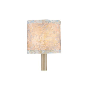 Wildflower - Drum Chandelier Shade-5 Inch Tall and 5 Inch Wide - 1432025