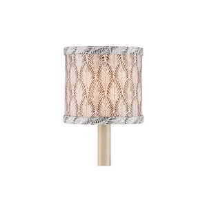 Plume - Drum Chandelier Shade-5 Inch Tall and 5 Inch Wide - 1432027