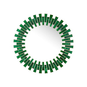 Glasdele - Round Mirror-39 Inch Wide - 1394300