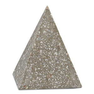Abalone - 5 Inch Small Concrete Pyramid