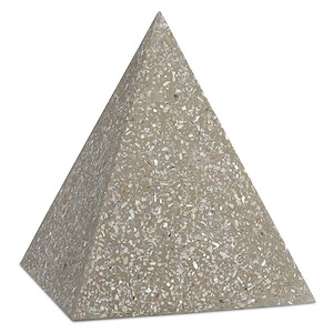 Abalone - 8 Inch Large Concrete Pyramid - 861328