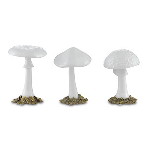 Dreamland Mushrooms on Bronze - 5 Inch Sculpture (Set of 3)