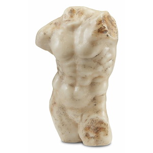 Ancient Greek Torso - Sculpture-15.25 Inches Tall and 9.5 Inches Wide