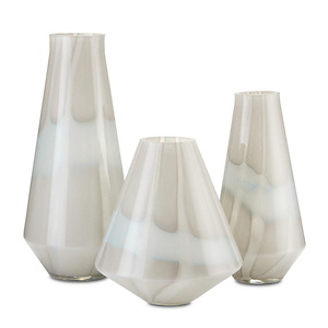Floating Cloud - Vase (Set of 3)-17.75 Inches Tall and 10.375 Inches Wide