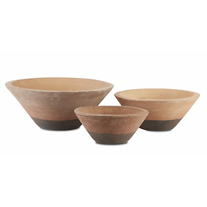 Cottage - Bowl (Set of 3)-7.5 Inches Tall and 18 Inches Wide