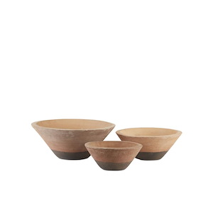 Cottage - Bowl (Set of 3)-7.5 Inches Tall and 18 Inches Wide