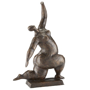Stretching Dancer - Sculpture-17.75 Inches Tall and 11.75 Inches Wide
