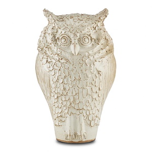Minerva - Large Owl Sculpture-14 Inches Tall and 9 Inches Wide