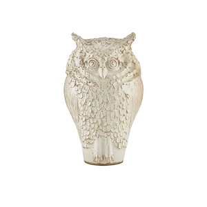 Minerva - Large Owl Sculpture-14 Inches Tall and 9 Inches Wide