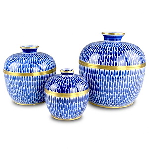 Plavan - Jar (Set of 3)-11 Inches Tall and 10.25 Inches Wide
